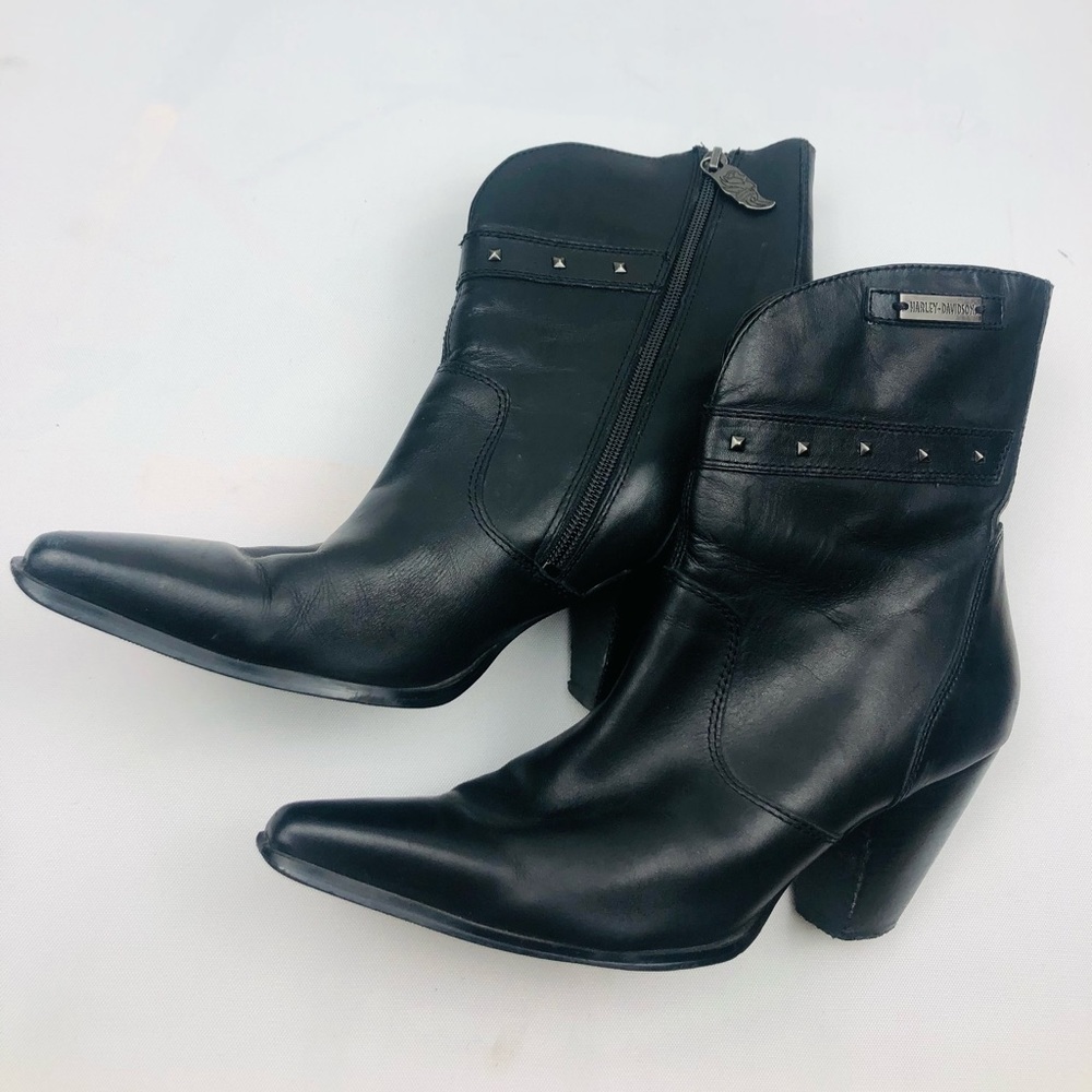 Harley-Davidson Black Ankle Boots